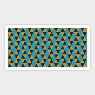 Seamless geometric pattern with triangles Sticker